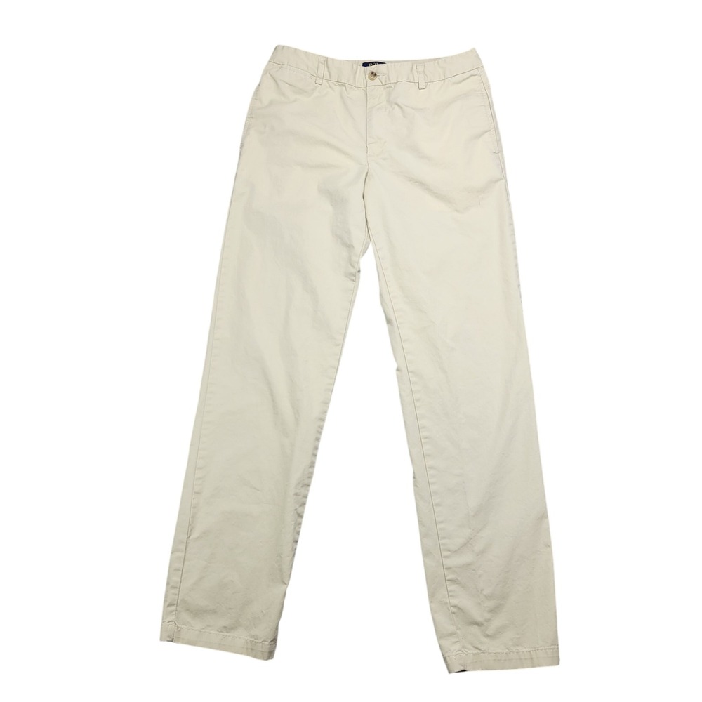 Polo Ralph Lauren Women's Khaki Chino Pants Size 20 Flat Front Beige Cotton